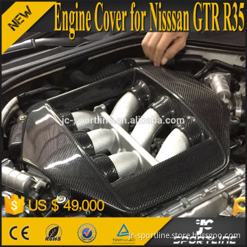 Carbon Fiber Engine Motor Cover for Nissa n GT-R R35 GTR 09-15 Factory Specifications